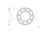 Achtertandwiel 71 Tanden 420 Zwart voor Aprilia, Derbi, Gilera, Motorhispania, Rieju en Yamaha (Spaakvelg 12mm) - Afbeelding 2