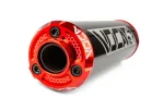 Uitlaatdemper Voca Aluminium 50-80cc rood-zwart - Afbeelding 3